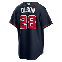 Atlanta Braves Matt Olson Nike Navy Alternate Replica Jersey