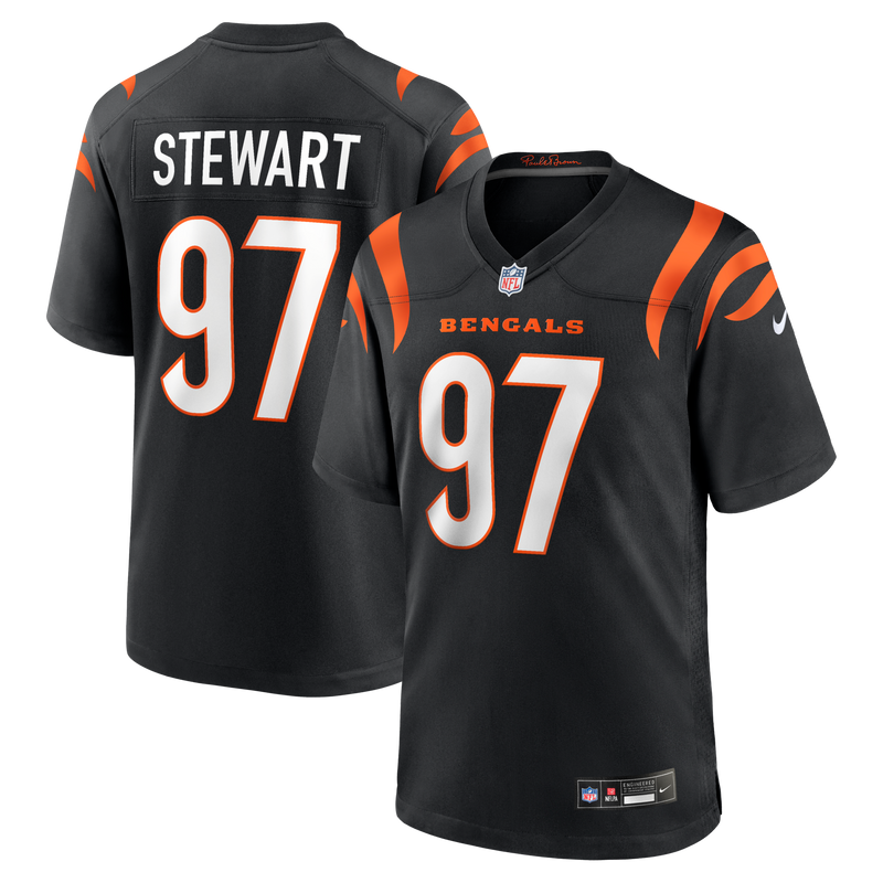 Cincinnati Bengals Shemar Stewart Nike Black Team Game Jersey