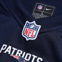 New England Patriots Marcus Jones Nike Navy Game Player Jersey