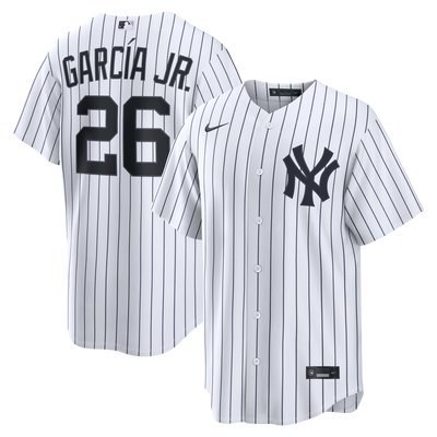 New York Yankees Luis García Jr. Nike White Home Replica Jersey