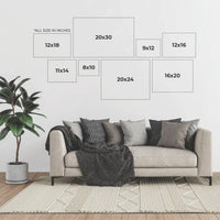 Rustic Highland Cow Printable Wall Art | Digital Download | Horizontal Printable Home Decor