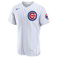 Chicago Cubs Dansby Swanson Nike White Home Authentic Jersey
