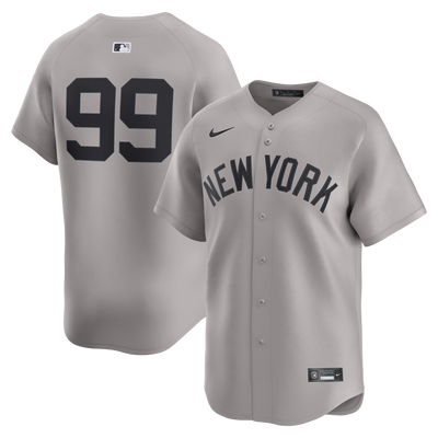 New York Yankees Aaron Judge Nike Gray Road Limited Player Jersey