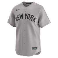 New York Yankees Gerrit Cole Nike Gray Road Limited Player Jersey