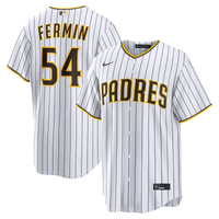 San Diego Padres Freddy Fermin Nike White Home Replica Jersey