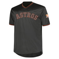 Houston Astros Profile Charcoal Big & Tall Pop Fashion Jersey