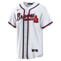 Atlanta Braves Reynaldo Lopez Nike White Home Replica Jersey