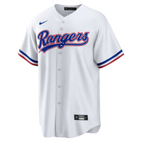 Texas Rangers Jake Burger Nike White Home Replica Jersey