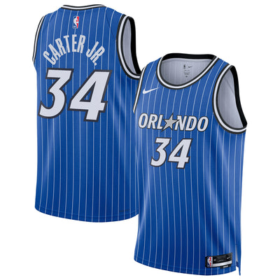 Orlando Magic Nike Replica Icon Edition Swingman Jersey - Blue - Wendell Carter Jr. -