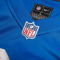 Detroit Lions Larry Borom Nike Blue Team Game Jersey