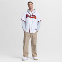 Atlanta Braves Lane Thomas Nike White Home Replica Jersey