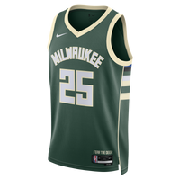 Milwaukee Bucks Nike Icon Edition Swingman Jersey - White - Kasparas Jakučionis